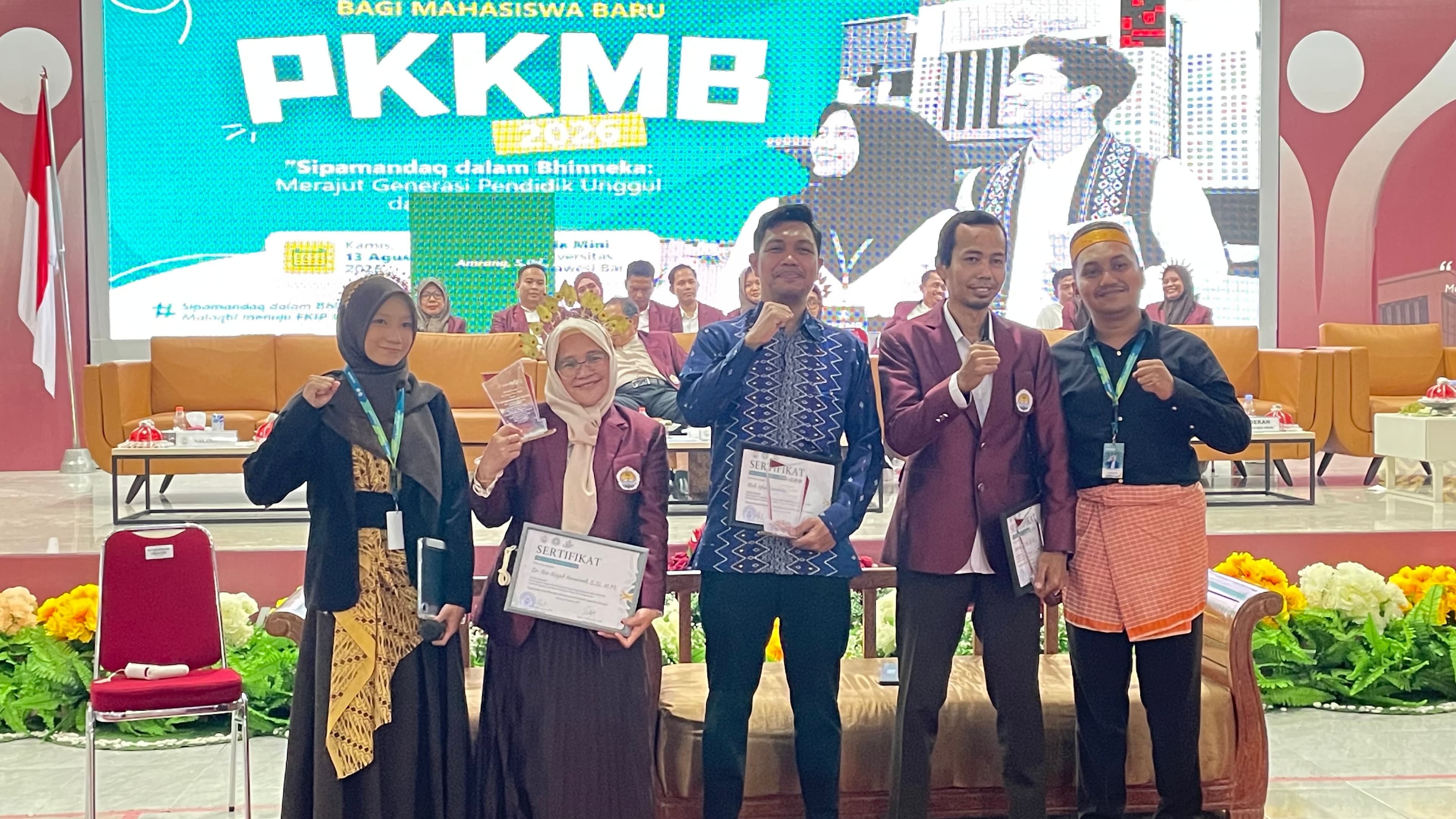 PKKMB FKIP Unsulbar 2026: Master Trainer Kaizen Collaborative Impact Membekali 700 Mahasiswa Baru Fundamental berpikir AI dan Strategi Bisnis